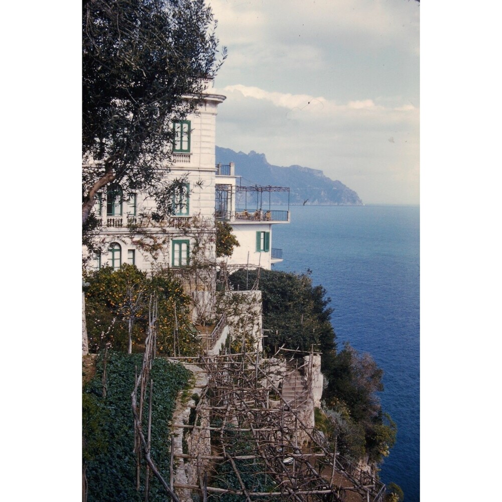 Kodak 35mm 1950s Red Border Kodachrome, Villa Viola, Maiori on the Amalfi Coast